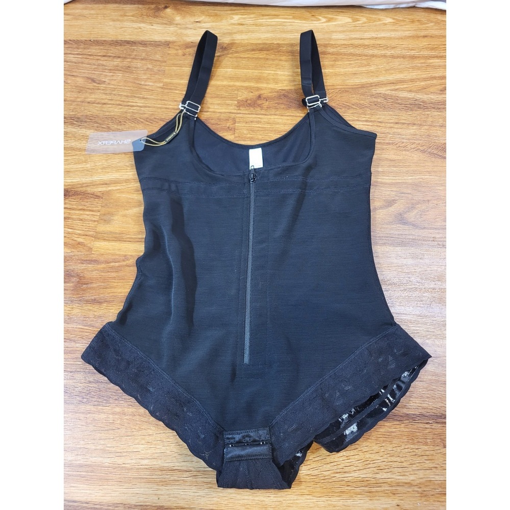 NWT SHAPERX Shapewear Fajas Colombianas Body Shaper Open Bust Bodysuit XL